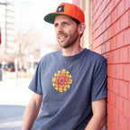 Maker House founder Gareth wears a CBC Gem shirt.