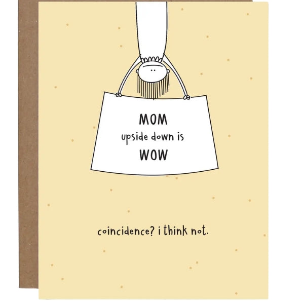 Carte de fête des mères « Maman Wow »