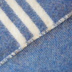 Couverture en laine MacAusland (bleu chiné)