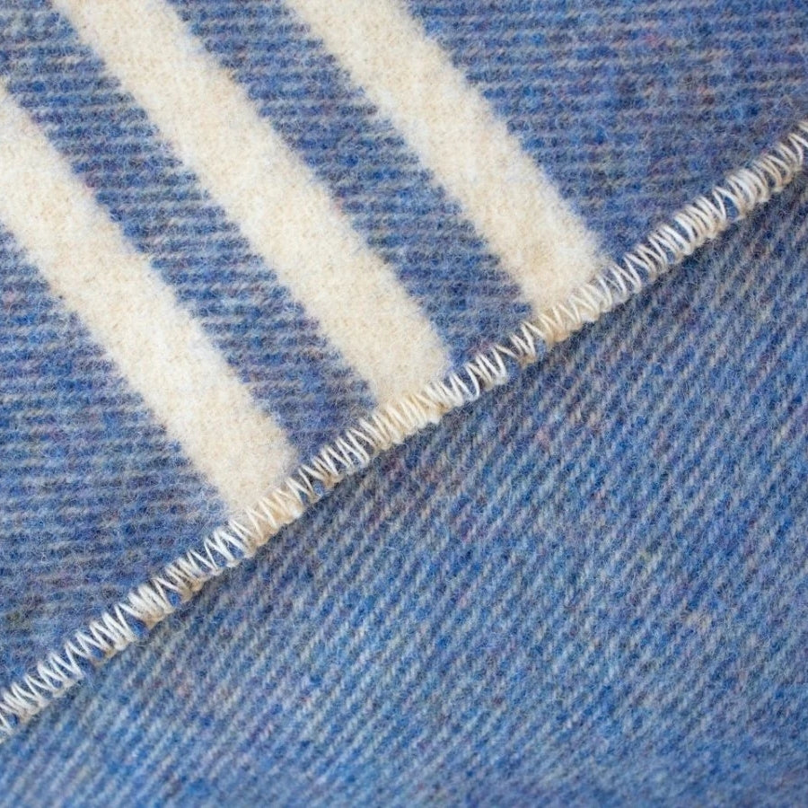 MacAusland Wool Blanket (Blue Heather)