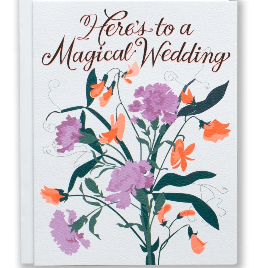Here's To A Magical Wedding Card