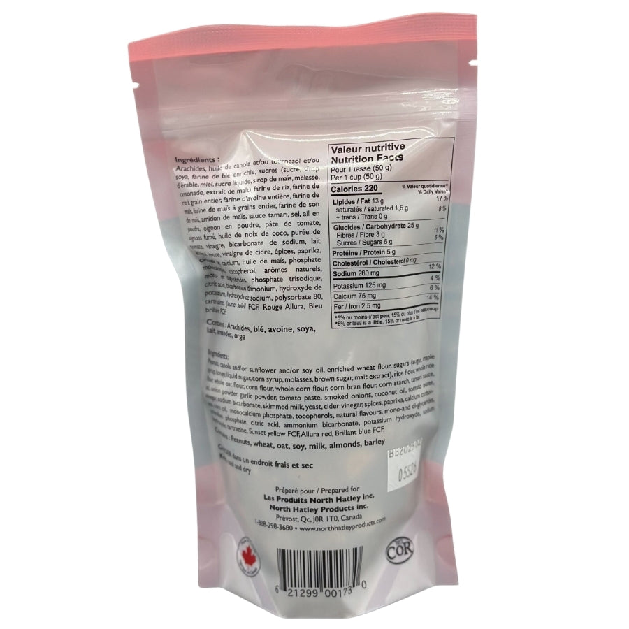 Mélange de collations fumées à l'érable