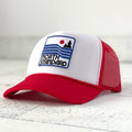 Mesh Foamer Hat - Red/White w/Parks Patch