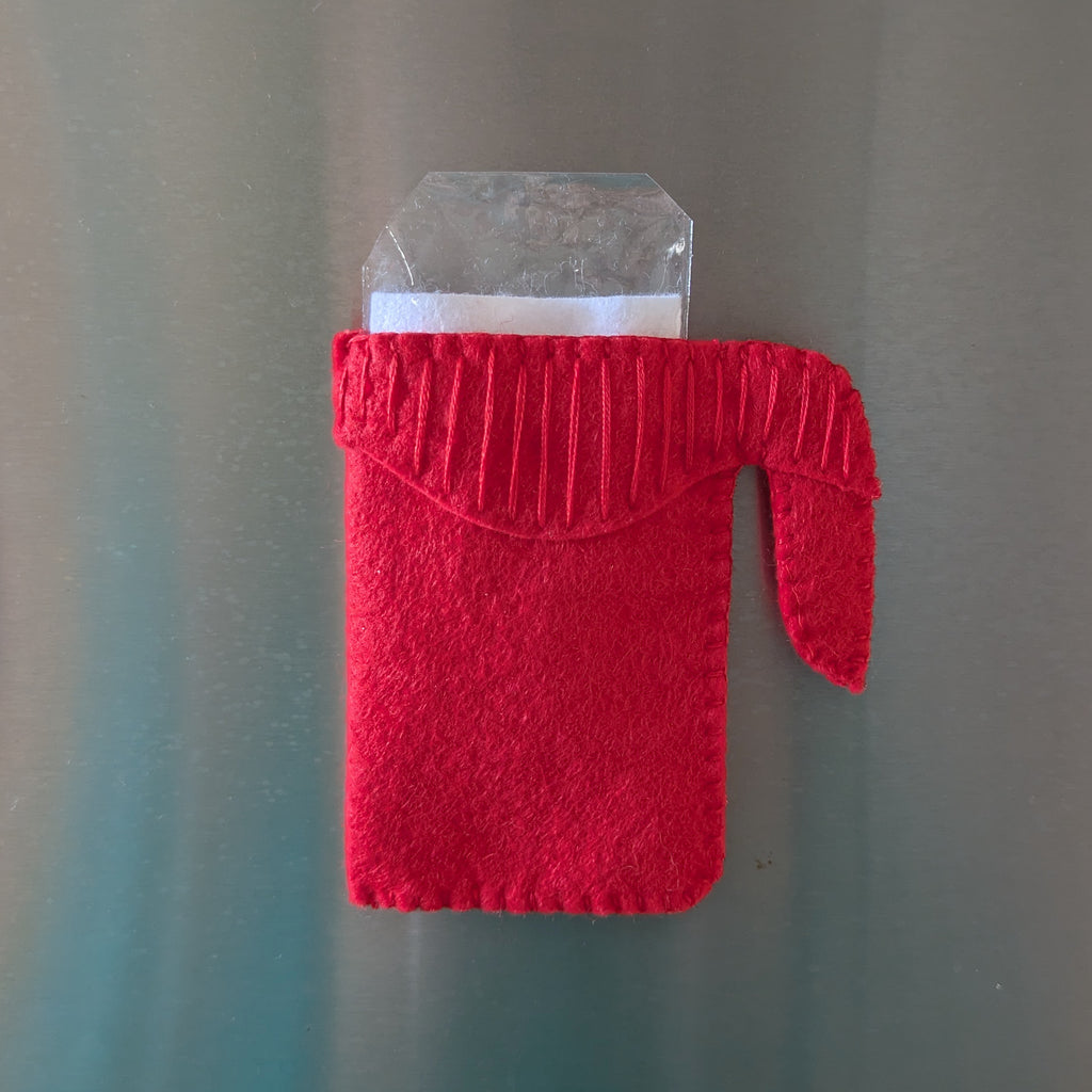 Kit de bricolage aimanté pour pichet de sac à lait cousu à la main