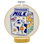 Milk Embroidery DIY Kit