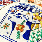 Milk Embroidery DIY Kit