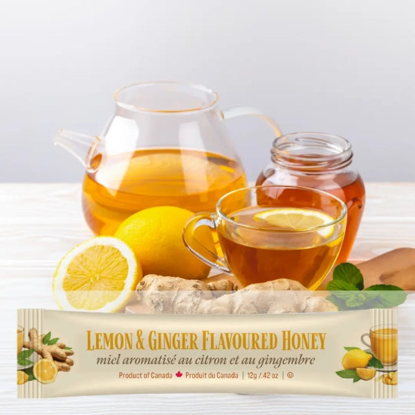 Mini Squeeze Pack Honey - Lemon Ginger