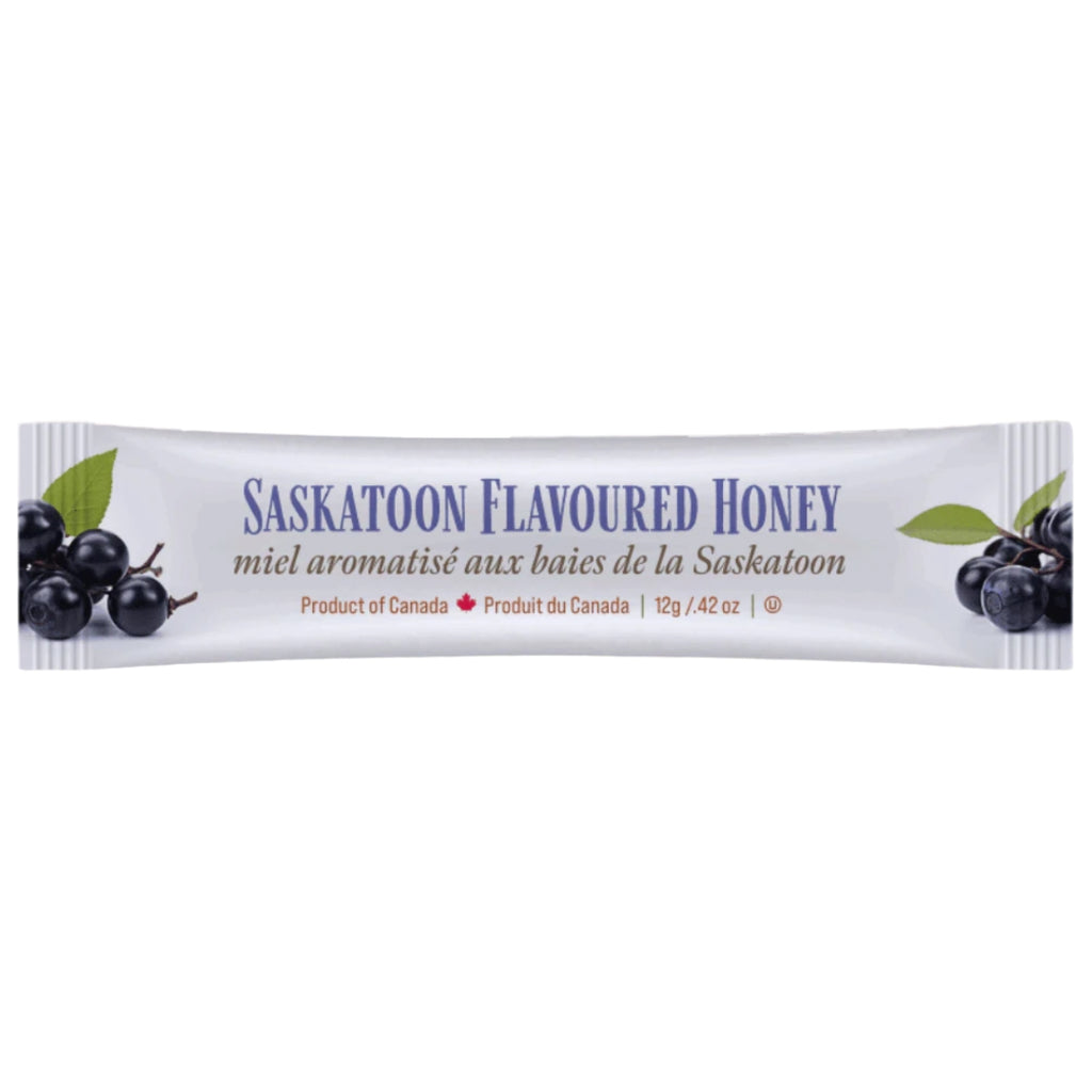 Mini Squeeze Pack Honey - Saskatoon Berry