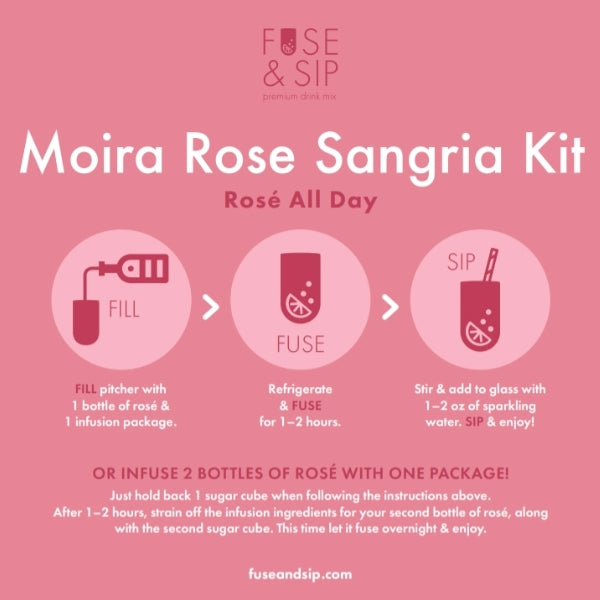 Cocktail Infusion Kit - Moira Rosé Sangria