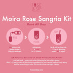 Cocktail Infusion Kit - Moira Rosé Sangria