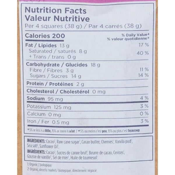 Mon Cherry D'Amour Chocolate Bar