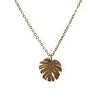Monstera Necklace
