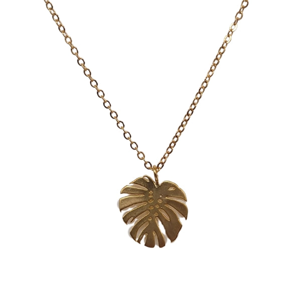 Monstera Necklace