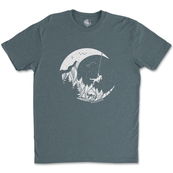 T-shirt Lune et Grimpeur