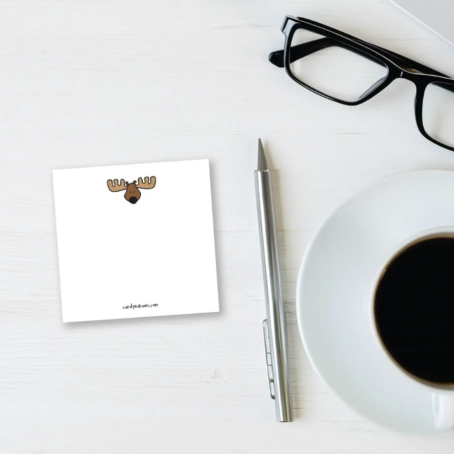 Moose Post It Notes Pad