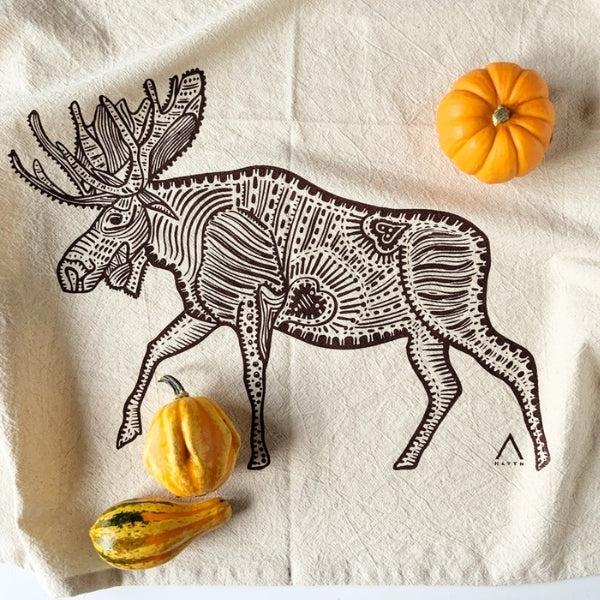 Moose Tea Towel