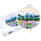 Mount Robson Lake Embroidery DIY Kit