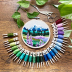 Mount Robson Lake Embroidery DIY Kit