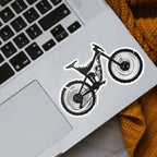 Mountain Bike Vinyl Sticker