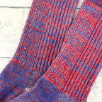 Merino Wool Hike Socks (Red/Royal)