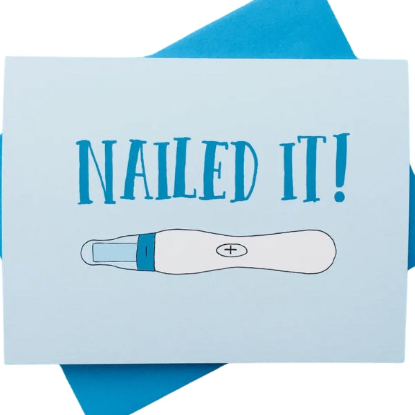 Nailed It! Pregnancy Card