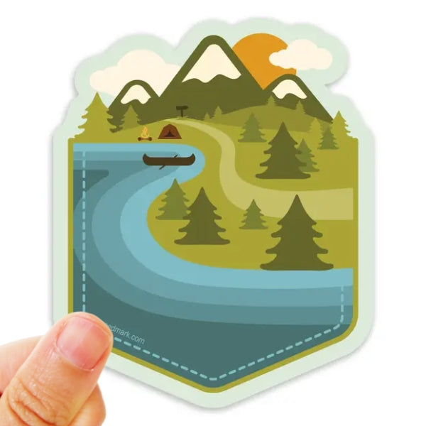 Nature Adventure Pocket Sticker