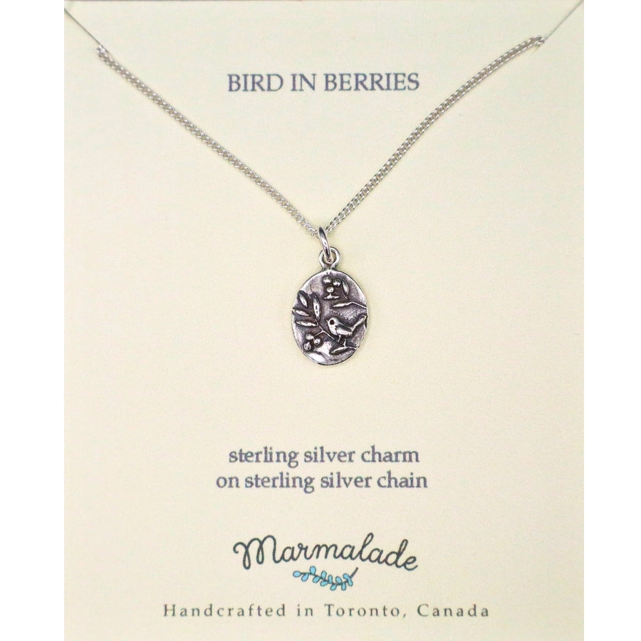 Collier Oiseau et Baies