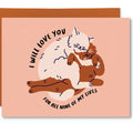 Nine Lives Cat Love Card