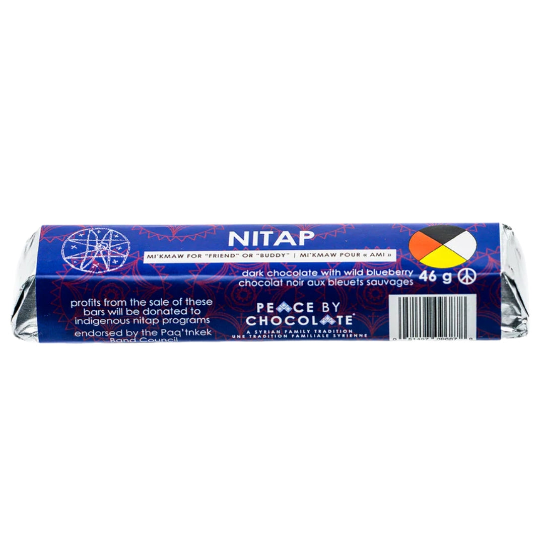 Nitap Chocolate Bar - Dark Chocolate w/ Wild Blueberry