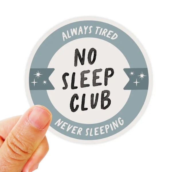 No Sleep Club Sticker