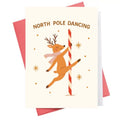 North Pole Dancing Christmas Card