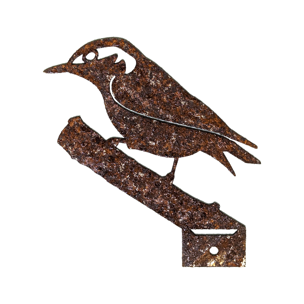 Reclaimed Metal Nuthatch by Wacky Warblers.
