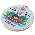 Kit de point de croix à faire soi-même Oh Canada