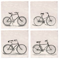 Old-Timey Bicycles Coasters