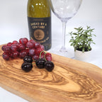 Olive Wood Rustic Cheese Board - Oval