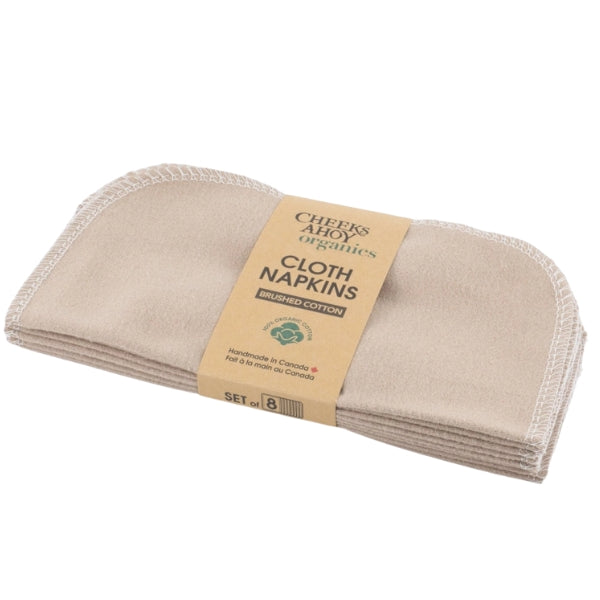 Serviettes en coton bio - Latte