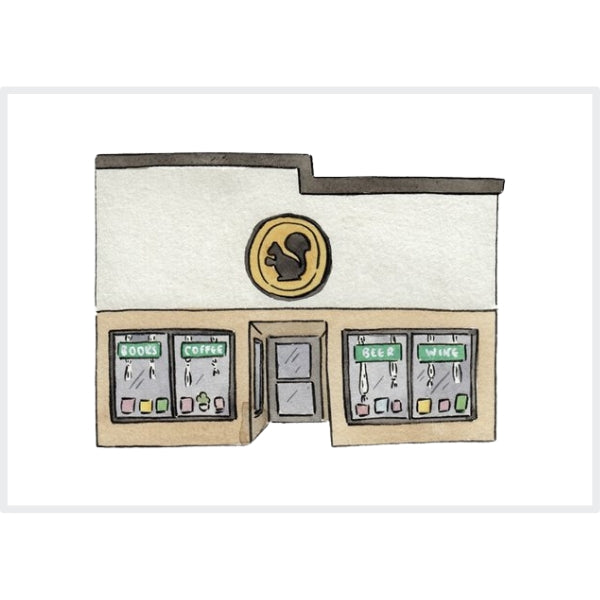 Ottawa Print - Black Squirrel Books (5" x 7")