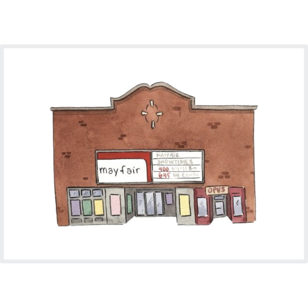 Ottawa Print - Mayfair Theatre (5" x 7")