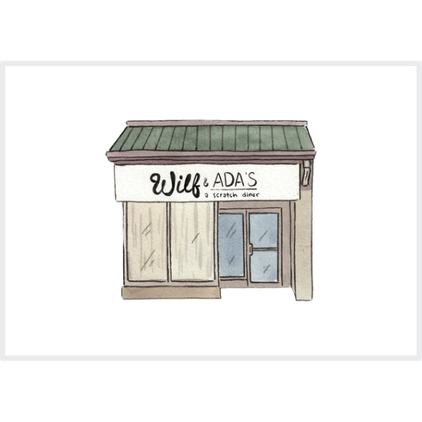 Ottawa Print - Wilf and Ada's (5" x 7")