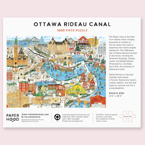 Ottawa Rideau Canal 1000 Piece Puzzle