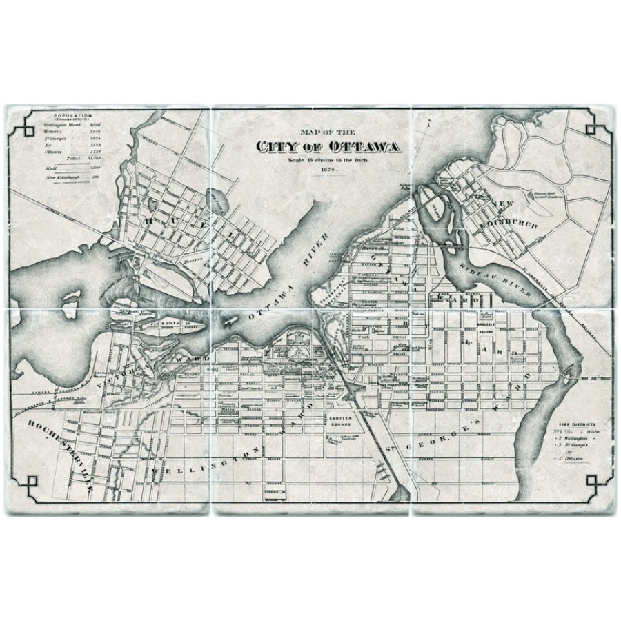 Ottawa Map Coasters