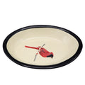 Oval Ceramic Bowl - Cardinal