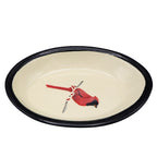 Oval Ceramic Bowl - Cardinal