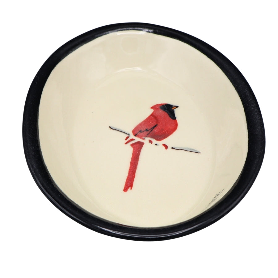 Oval Ceramic Bowl - Cardinal
