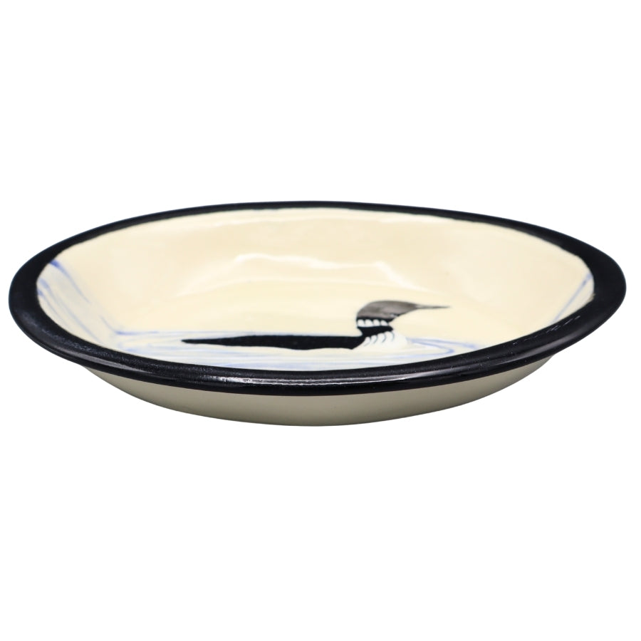 Oval Ceramic Bowl - Loon