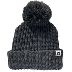 Bonnet en grosse maille oversize - Charbon