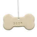 2026 Dog Bone Ceramic Ornament