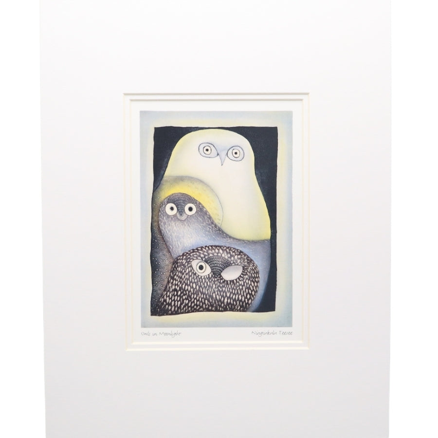 Owls in Moonlight Print (6" x 9"/11"x14")