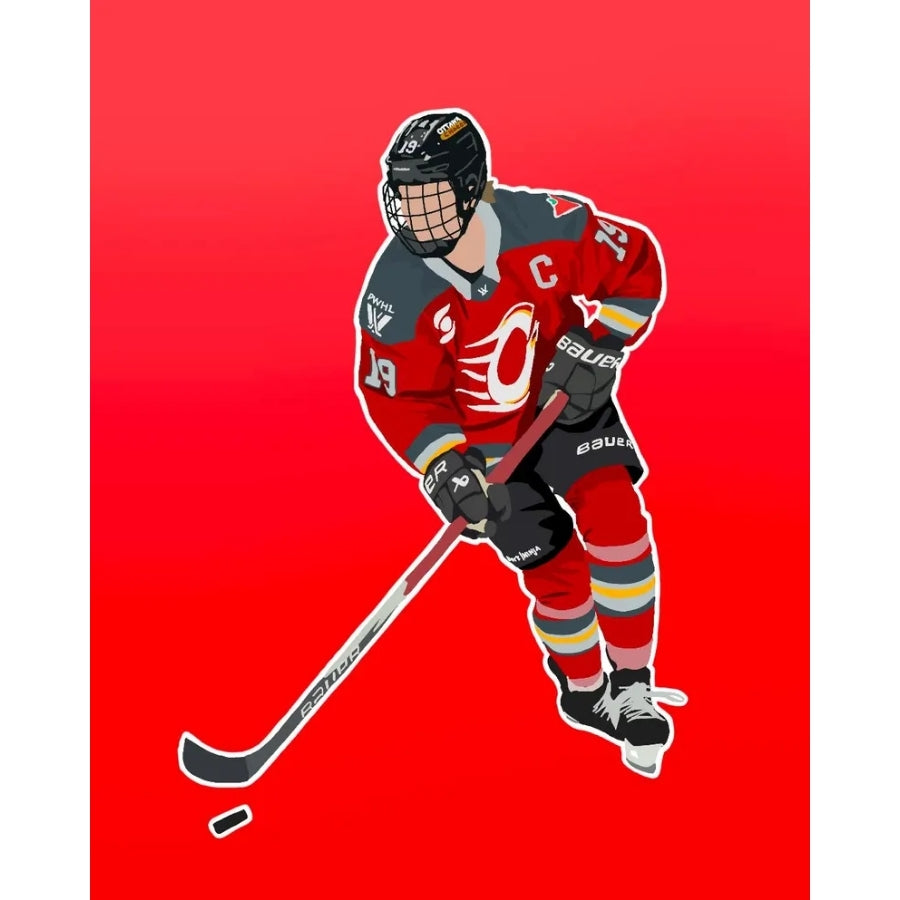 Ottawa Charge PWHL Brianne Jenner Print (8" x 10")