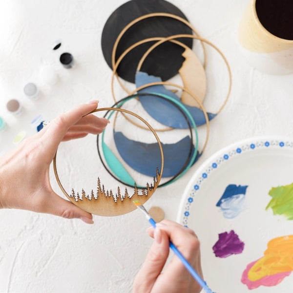 Paint By Layer Shadow Box DIY Kit - Wave